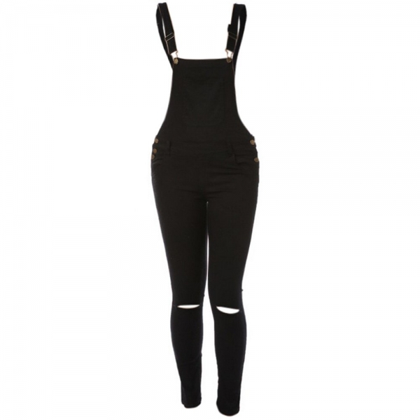 Ostrich Jumpsuit Ladies Unfastened Denim Bib Gap Pants