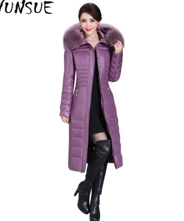 Winter Duck Down Jacket Ladies Lengthy Slim Coat
