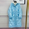 Hooded Girls Down Jacket New Arrival Lengthy Unfastened