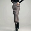 Autumn Winter Skirt Ladies Lengthy Skirt Thick Excessive