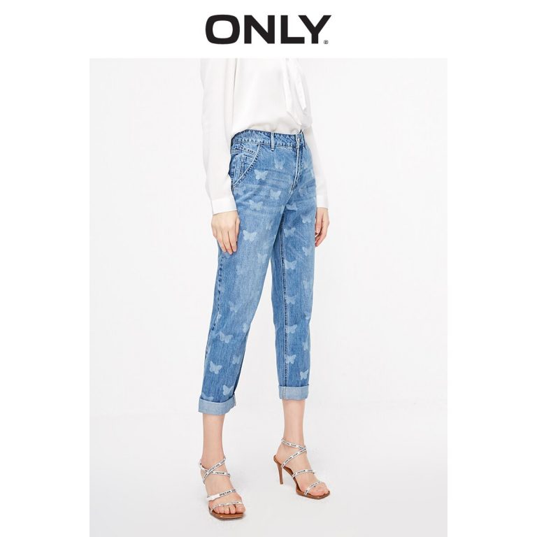 ONLY Girls's Free Straight Match Low-rise Printed