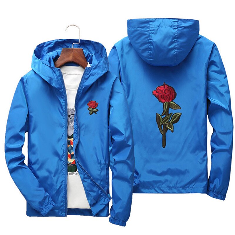 Large Size 7XL 2019 Spring Autumn Thin Women Jacket Overalls Summer Sunscreen Windbreaker Female Short Jackets Couple Models 4 Giant Size 7XL Spring Autumn Skinny Women Jacket Overalls Summer Sunscreen Windbreaker Female Short Jackets Couple Fashions