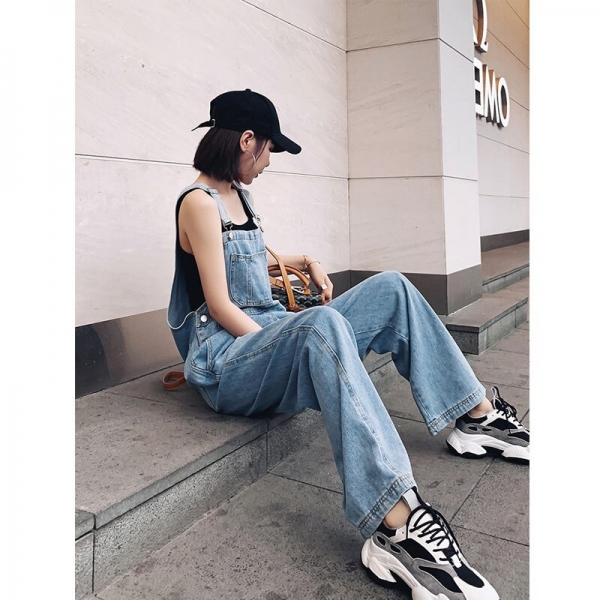 Summer Denims Korean-Type Free Mopping Pants