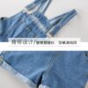 Denim Overalls Fashion Playsuit Dungarees High Waist