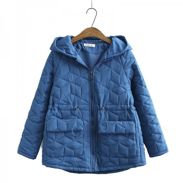 2020 New Winter Coats For Woman Plus Size Hooded Drawstring Waist Casual Parka Jacket Women Women's Jacket 3 New Winter Coats For Women - Stay Warm in Style with BISENMADE's Hooded Parka Jacket