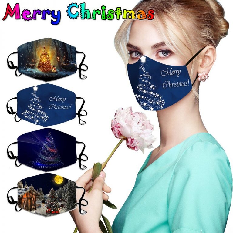 Merry Christmas Face Masks Adults