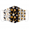 Adults Merry Christmas Face Mask - Unisex Cotton, Heat & Windproof with Santa Claus & Elk Design for Comfortable Protection