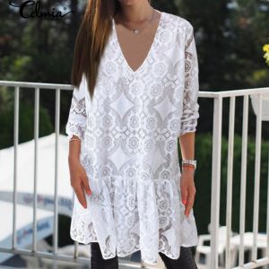  Bohemian Lace Girls Summer season Gown Celmia