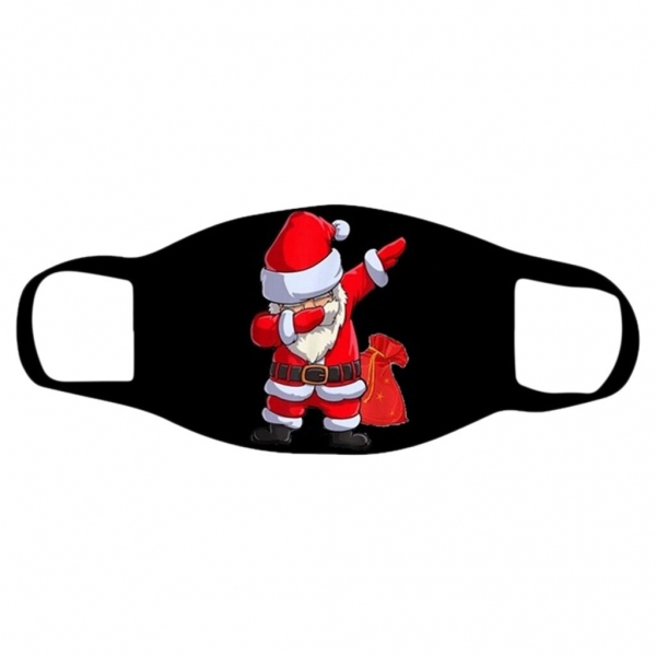 5PCS Adult Christmas Face Mask For Protection Breathable Soft Skin-Friendly Reusable Cotton Mouth Cover Outdoor Cycling Mask New 1 Christmas Face Masks For Safety Breathable Smooth Pores