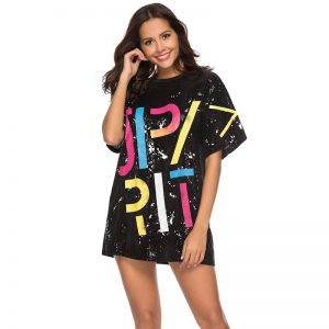 Girl Membership Attire Sequin T Shirt Gown Plus Dimension