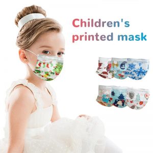 10/50/100pcs Disposable Christmas Face Masks