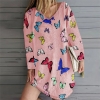 Mattswag Ladies’ Butterfly Print Summer Mini Dress – Stylish, Comfortable & Perfect for Warm Days