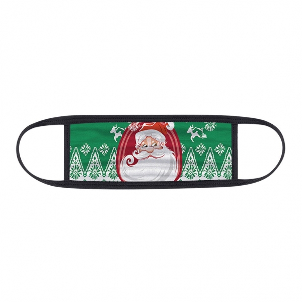 1PC Unisex Protect Spitting Protective Christmas Face Mask Adjustable Soft Washable Printed Pattern Mascarilla Navida 1 Protecting Christmas Face Masks Adjustable Comfortable