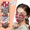 1Mask + 2Filters Christmas Face Masks