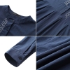 Cotton Linen Kaftan Classic Embroidery Work Lengthy Shirt
