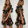 Girls Lengthy Boho Gown Summer time Maxi Print Shirts