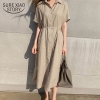 Lapel Ladies Shirt Costume Spring Summer