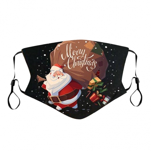 5pc Christmas Face Masks Activated Windproof