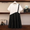 Plus Measurement Girls Informal Gown Summer time Korean Vogue
