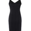 Cocktail Party Dresses Deep V Neck Backless Spaghetti Straps