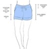 Activewear Lounge Shorts with Pockets and Drawstring for Women