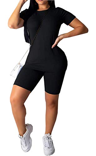 Solid Crop Top Short Pants Outfit Sports Yoga Suit