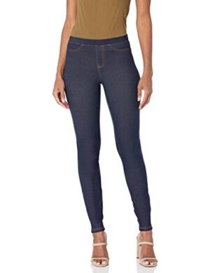 Dark Denim Stretch Denim Leggings