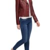 Chic Faux Leather Moto Jacket – Now in All Sizes
