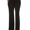 Curvy Fit Gabardine Boot Leg Pant