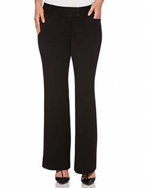Curvy Fit Gabardine Boot Leg Pant