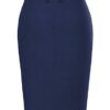 Women's Stretchy Business Pencil Skirt