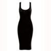 Bodycon Sleeveless Midi Club Dresses Tie-dye