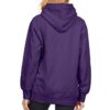 Fleece Pullover Hoodies for Women – Oversized Purple Sweatshirt in Regular & Plus Sizes