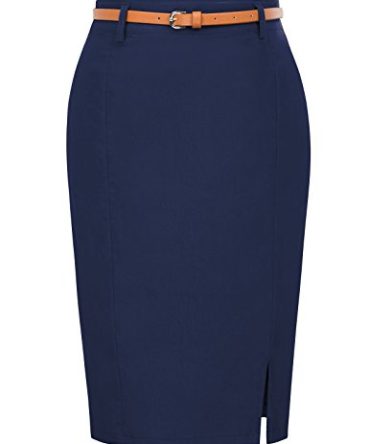 Women's Stretchy Business Pencil Skirt