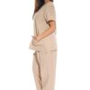 Khaki Women's Medical Scrub Sets – Soft, Durable & Comfortable Nursing Scrubs