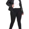 Women's Faux Leather Motocross Racer Jacket