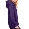 Fleece Pullover Hoodies for Women – Oversized Purple Sweatshirt in Regular & Plus Sizes