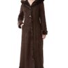Women's Pauline Hooded Faux Shearling Maxi