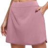 High Waist Skirt Lightweight Tennis Dress with Pockets