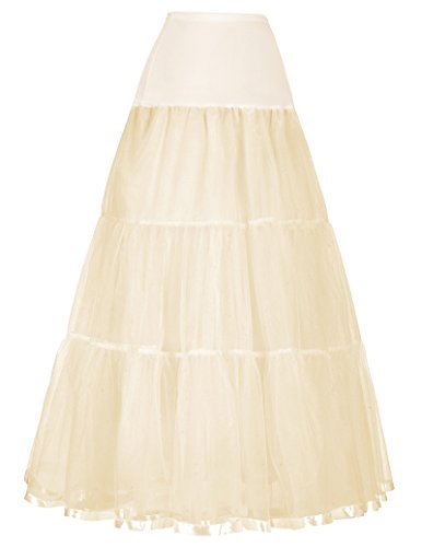 31HOC+hBppL Stylish Netting Swing Petti Skirt for Night Out
