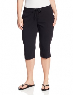 Columbia Women’s Anytime Outdoor Capri Pants in black with Omni-Shade™ sun protection and Omni-Shield™ water and stain resistance. 