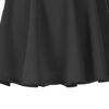 Basic Versatile Stretchy Flared Casual Mini Skater Skirt