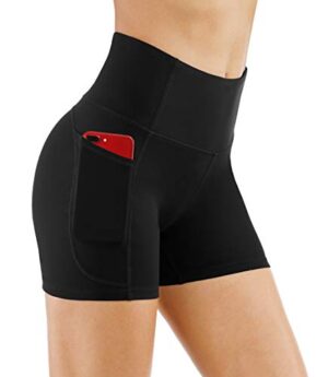High Waist Yoga Shorts for Women Tummy Control Fitness