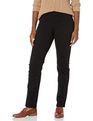 Amanda Classic High Rise Tapered Black Jean