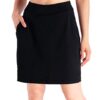 Women's 4 Pockets UV Protection 17" Long Tennis Running Skirt