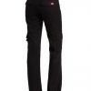 Women's Relaxed Cargo Pant Rinsed Black