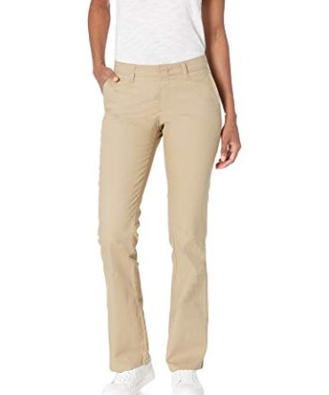 Flat Front Stretch Twill Pant Slim Fit Bootcut
