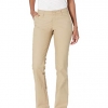 Women's Flat Front Stretch Twill Pant Slim Fit Bootcut