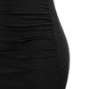 Ruched Front Wear to Work Office Pencil Skirt