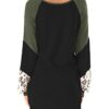 Leopard Print Sweatshirt Raglan Long Sleeve Loose Tunic Shirts